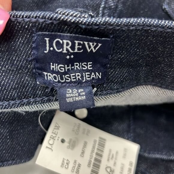 J. Crew Factory CG484 High-rise trouser jeans 32 Petite NWT - Picture 9 of 12